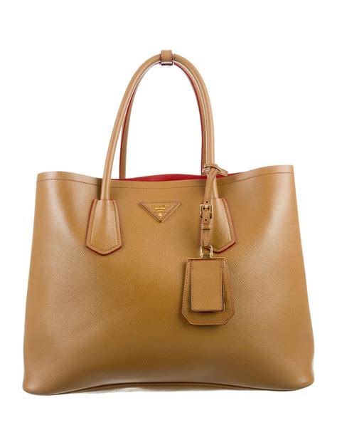 saffiano cuir prada|Prada Double Saffiano Leather Tote Bag .